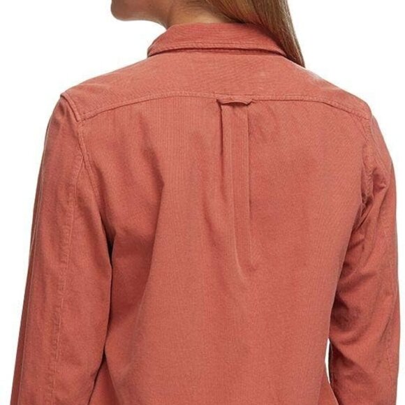 Fjallraven Cord Shirt Burnt Orange Ovik Comfort Fit Long Sleeve Large - Picture 2 of 11